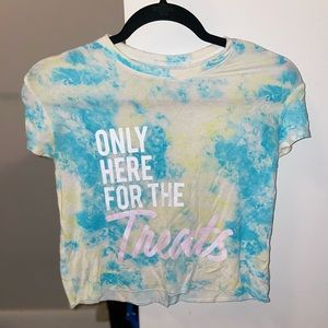 Justice Crop Shirt size 10